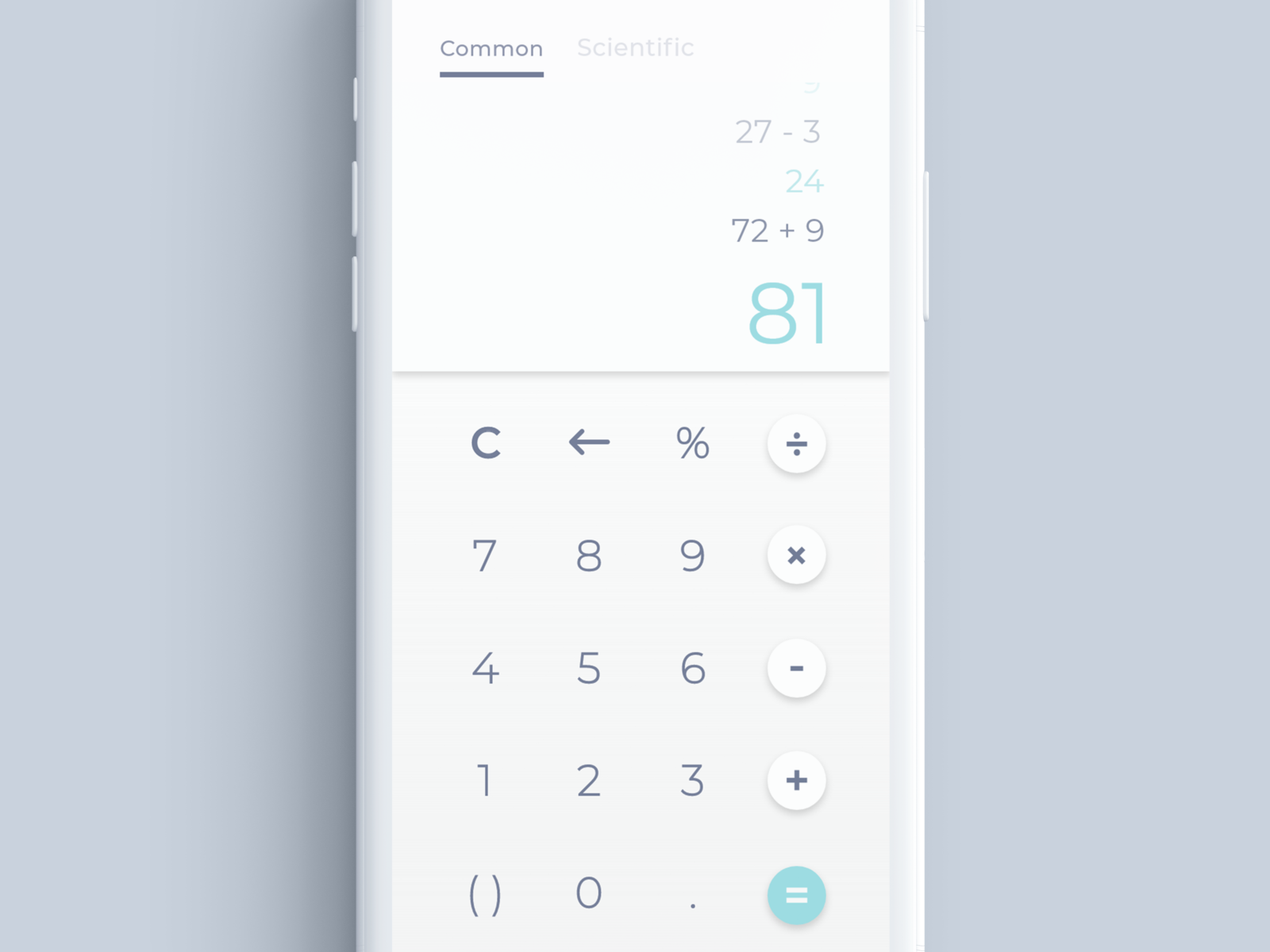 Calculator by M Saiful Haris on Dribbble