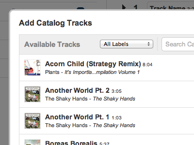Add Catalog Tracks ioda music release console