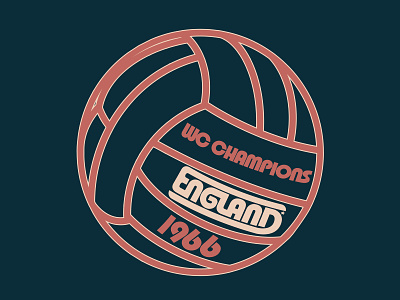 England 1966 World Cup Champions art branding champion design england football illustration international logo tshirt design typography vector world cup
