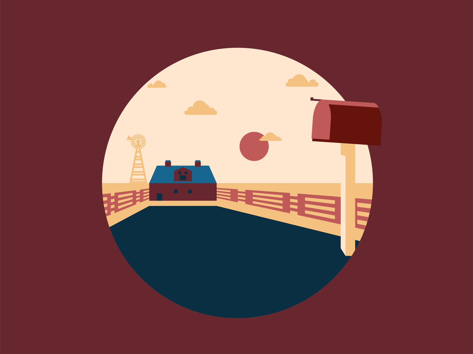 Kent Farm by Sim on Dribbble