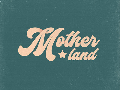 Motherland art branding culture cursive design font logo motherland script tshirt type typography