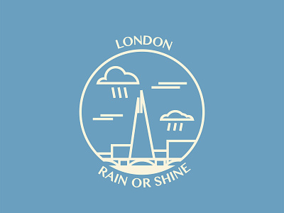London Badge badge brand icon logo logodesign london shard skyline the shard