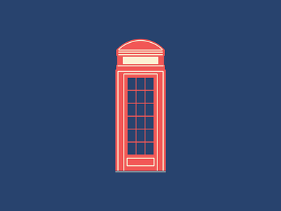 British icon series - part I badge britain british england icon iconseries illustration london phone phonebox uk