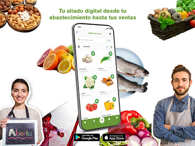 Smart Foods Comercio App animation app branding design icon identity illustration mattepainting ui ux