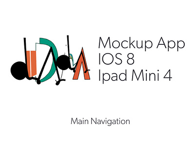 Mockup App iOS 8 - DALA - iPad Mini 4