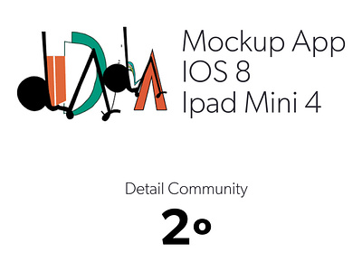 Mockup App iOS 8 - DALA - iPad Mini 4 app branding design identity ui ux vector