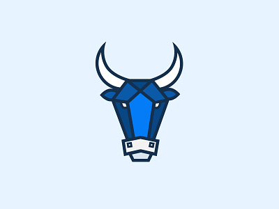 Bull part II branding bull geometric logo mark mindboxstudios