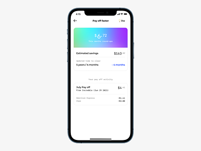 Round-ups mobile wallet