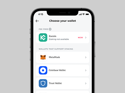 Connecting wallets crypto crypto currency finance fintech minimal ui ux wallet