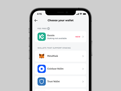 Connecting wallets