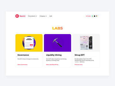 StormX Labs crypto crypto currency dashboard defi design fintech minimal ui ux web design website