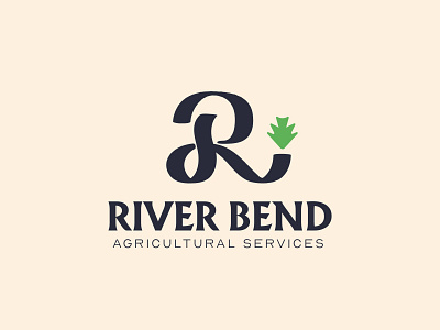 RiverBend Ag logo agriculture branding identity logo organic