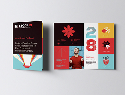 Brochure for software company. boxydesign branding brochure collateral handout illustration layout techbrochure techdesign