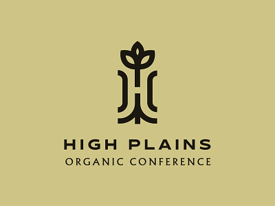 High Plains Organic Logo branding logo organic logo simple logo