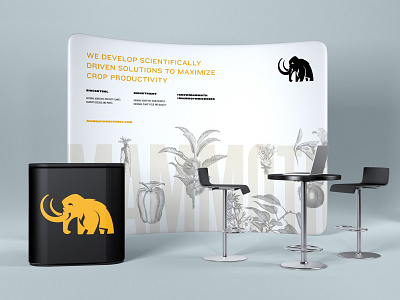 Mammoth Microbes Tradeshow - Concept 2 agriculture design layout layoutdesign marketing marketing campaign tradeshow