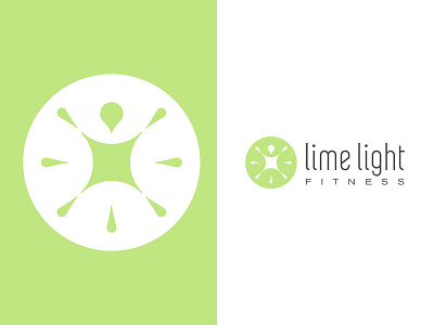 Limelight - Identity branding exercise fitness logo lime lime light logo