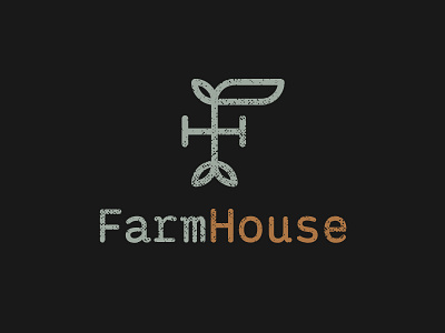 Farmhouse Logo 2 agriculture branding farm farmhouse farming identity identitydesign logo logodesign