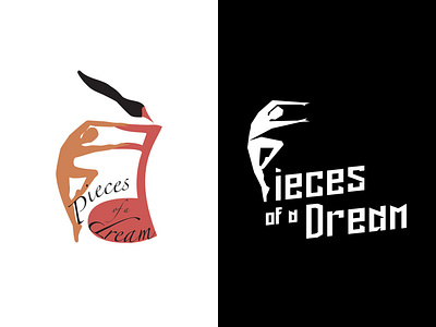 Pieces Of A Dream Logo brand branding design illustrator logo logo design typography vector
