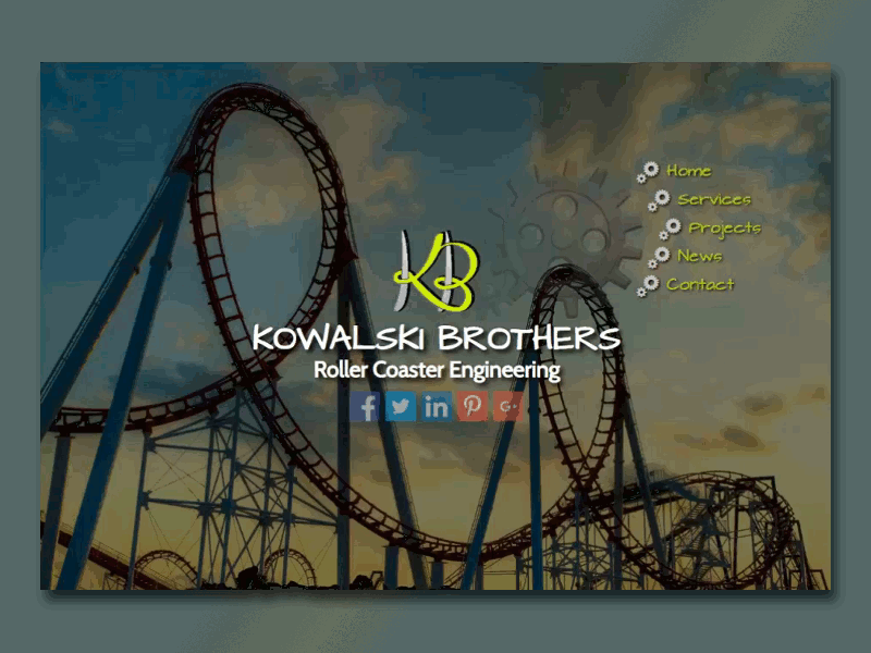 Kowalski Brothers Concept css-animation svg-animation webdesign webdevelopment