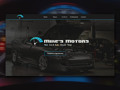 Mike's Motors Concept css jquery webdesign webdevelopment
