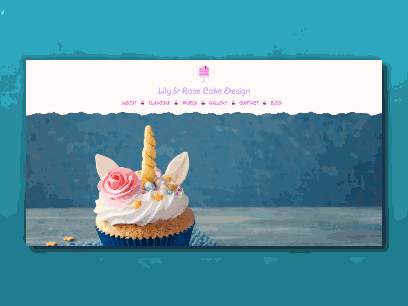 Lily & Rose Cake Design bespoke cakes cake design cakes web design web development