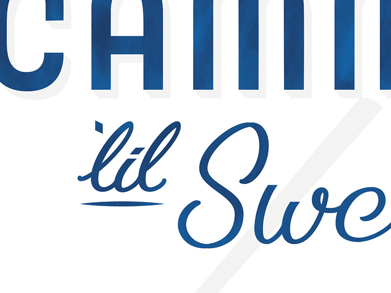 Cammy's Lil Sweeties graphic design design hand lettering lettering