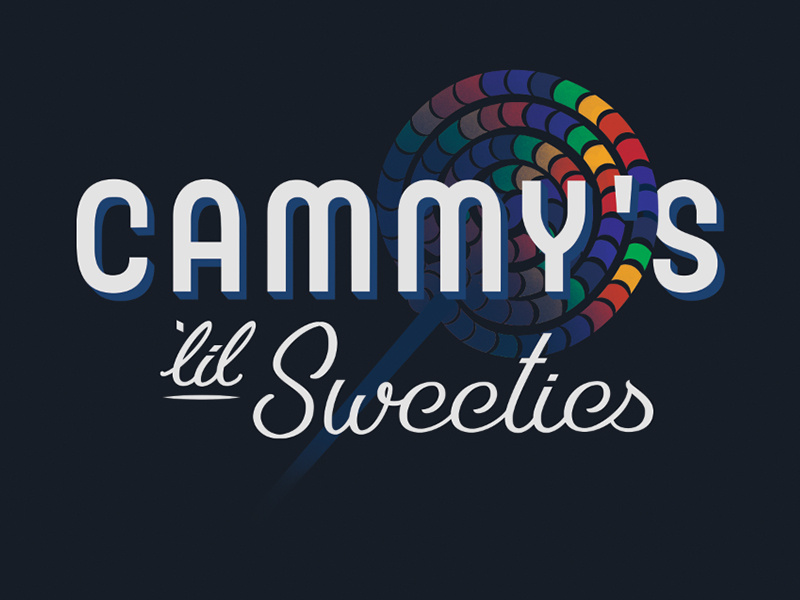 Cammy's Lil Sweeties graphic design design hand lettering lettering