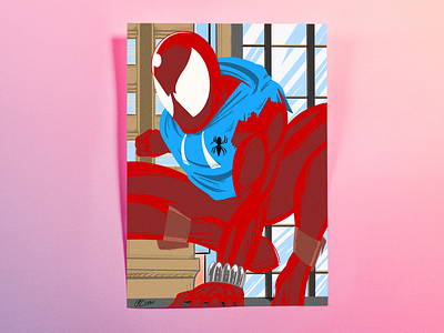 Scarlet Spider 🕷 | Instagram.com/joshchrisafis art artist artist on dribble arts artsy artwork comic comic art creative doodle draw follow friends graphic illustration like photo of the day sketch sketchbook support local artists