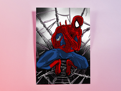 Spider-Man | Instagram.com/joshchrisafis art artist artist on dribble arts artsy artwork comic comic art creative doodle draw follow friends graphic illustration like photo of the day sketch sketchbook support local artists