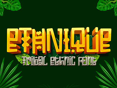 ETHNIQUE – Gaming Font