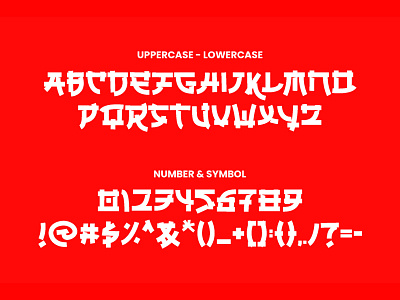 UNGAI – Faux Japanese Font