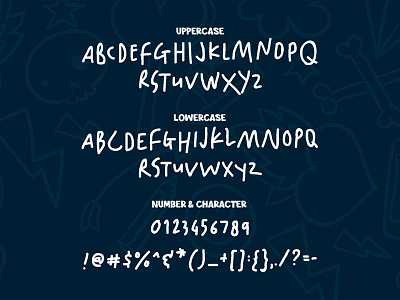 Happy Hints – Kids Doodle Handwriting Font