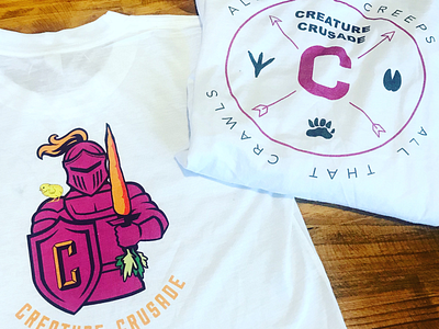 Creature crusade non-profit logo/shirt design art graphic design healthy humanity logo design non profit vegan