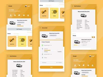 service station progress application