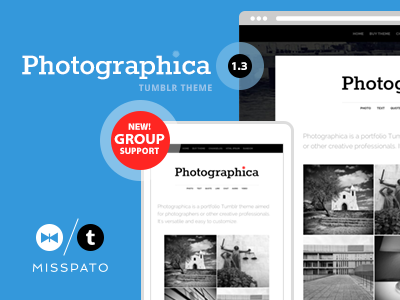 Photographica Tumblr Theme 1.3 Preview