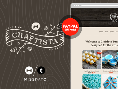 Craftista Tumblr theme preview image