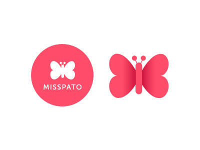 misspato - pink version closer to the red version logo misspato pink
