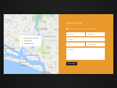 Daily UI #028 - Contact Us 028 contact contact form dailyui google map map web form