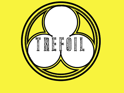 Trefoil logo branding illustration vector