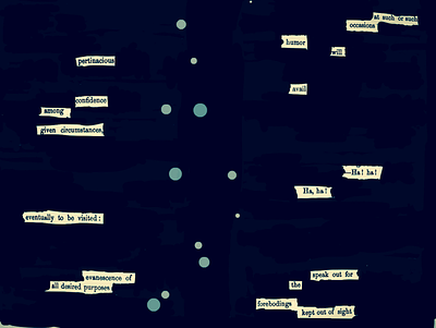 Blackout Poem: At Such Or Such Occasions blackout poem poem