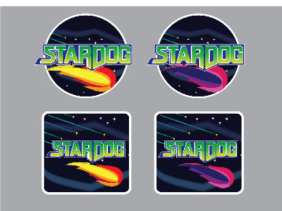 Stardog colors design digital art graphic design graphic art logo scifi type art typography