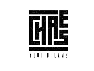 Chase Your Dreams design digital art graphic design graphic art logo logodesign type art typography