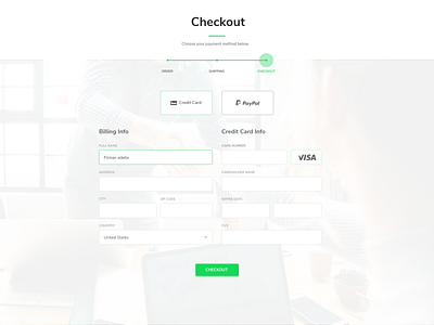 Spree - Checkout Page