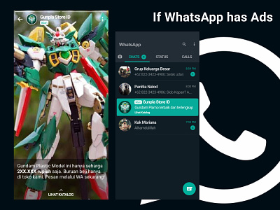 If WhatsApp has Ads app design ui uidesign ux uxdesign whatsapp whatsapp redesign