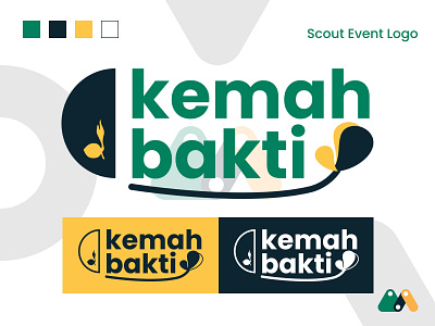 Kemah Bakti Logo branding camp design event logo scout