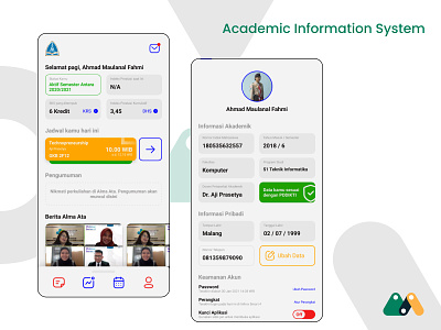 Alma Ata Mobile academic app design school ui uidesign university ux uxdesign