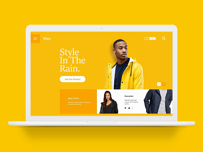 Vlor Jacket animation branding design flat ui ux web website