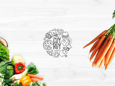 CuyKuy Resto branding design food graphic design health icon illustration logo