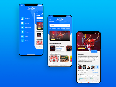 Afisha afisha app design uiux