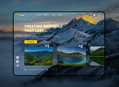 Travel agency app travel uiux webdesign